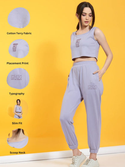 Rigo Printed Waffle Knit Tie & Dye Top And Shorts Co-Ord Set For Women | Half Sleeves & Sleeveless Co-Ords Set For Women | Styli