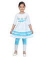 Aarika GirlS Cotton Top Pant Suit-Dress Set (Dr-Hb-158 Blue_26)