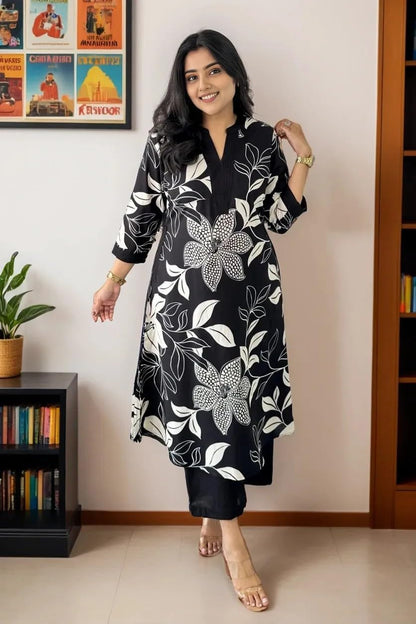 Fashion Basket Wedani Cotton Printed Kurta Set For Women