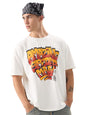 The Souled Store Official Spider-Man: Amazing Spiderman Men and Boys Marvel Short Sleeve Round Neck White Graphic Printed Cotton
