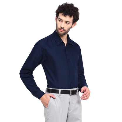 Tee Projekt Premium Plain Cotton Shirt for Men | Cotton Shirt | Casual Shirt | Solid Shirt | Full Sleeves | Formal Shirt (SFA-ST