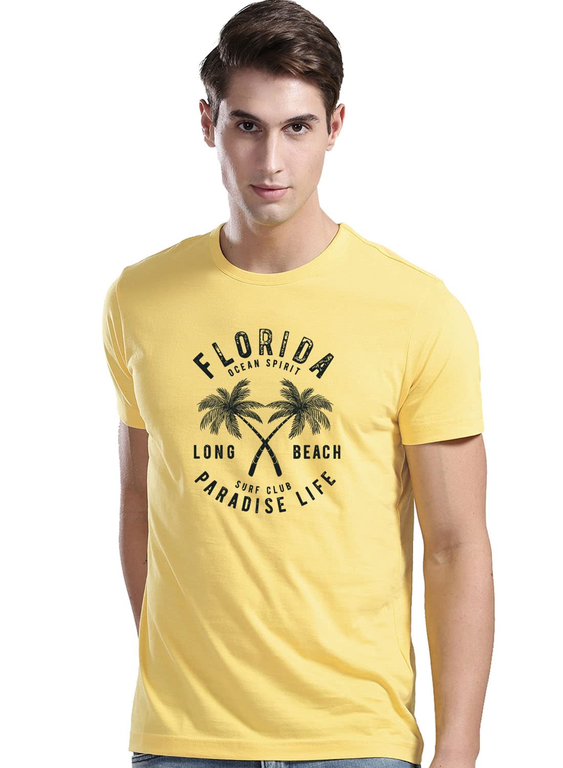 ADRO Florida Paradise Life Mens Printed T-Shirt