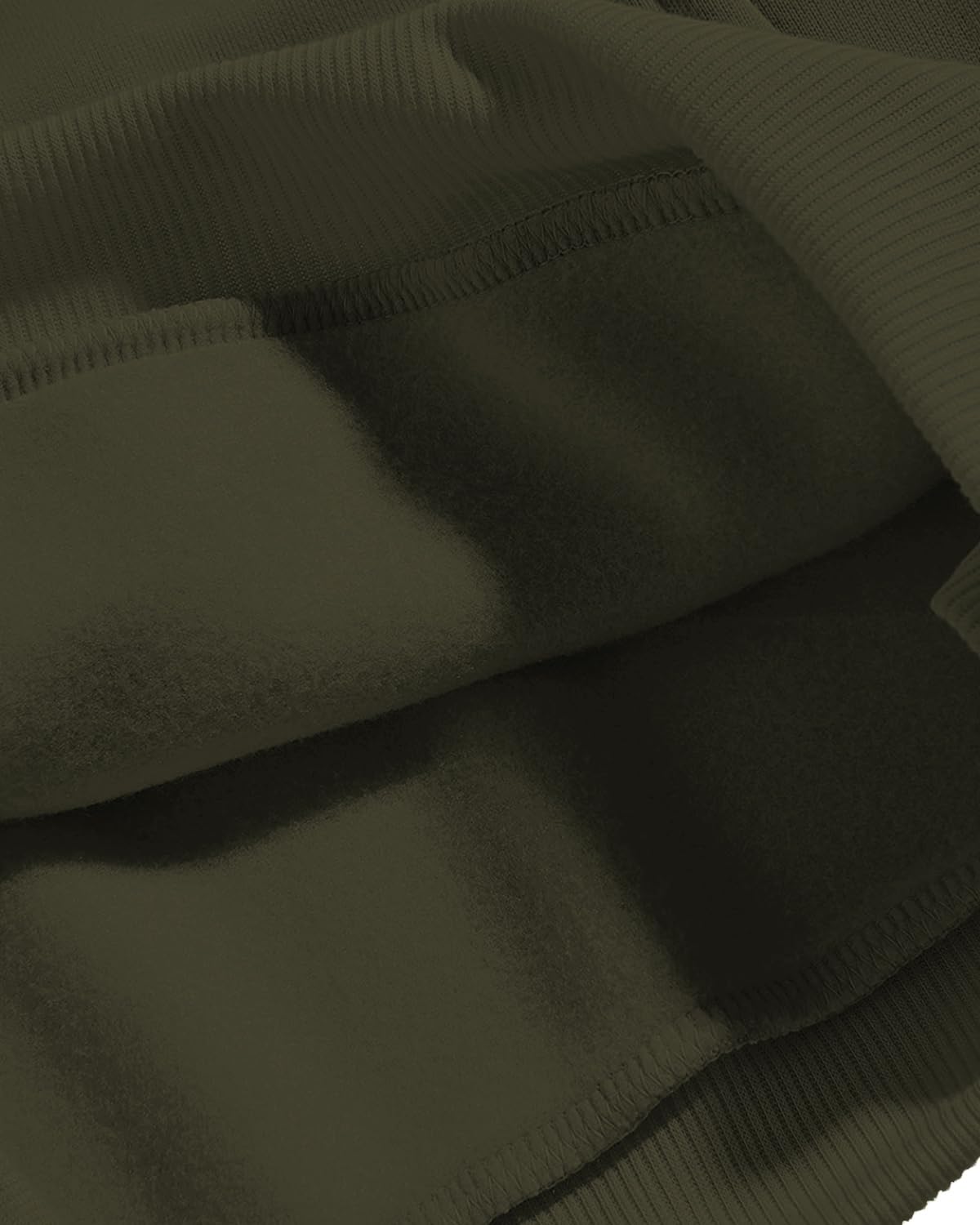 ADRO Cotton Sweatshirt for Men | Mens Hooded Hoodie | Olive
