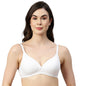 Enamor A039 Perfect Coverage Supima Cotton T-Shirt Bra- Padded Wirefree & Medium Coverage WHITE