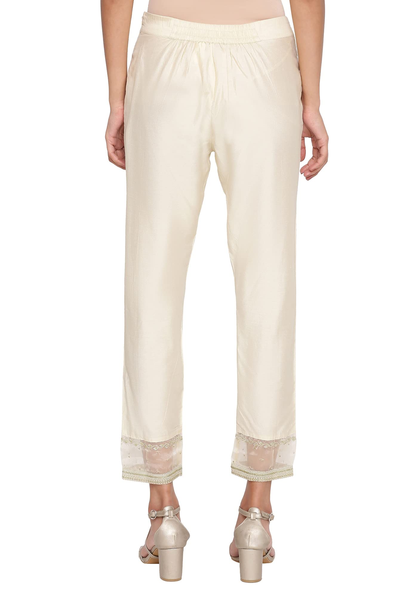 W for Woman W Strechable Slim Pants for Women | Trousers for Women Beige