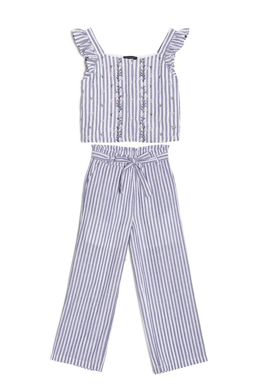 Allen Solly Girls Striped Casual Pants