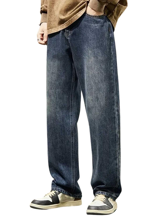 Greciilooks Men Mid Rise Regular Denim Jeans (Gl-Mj-36_Blue