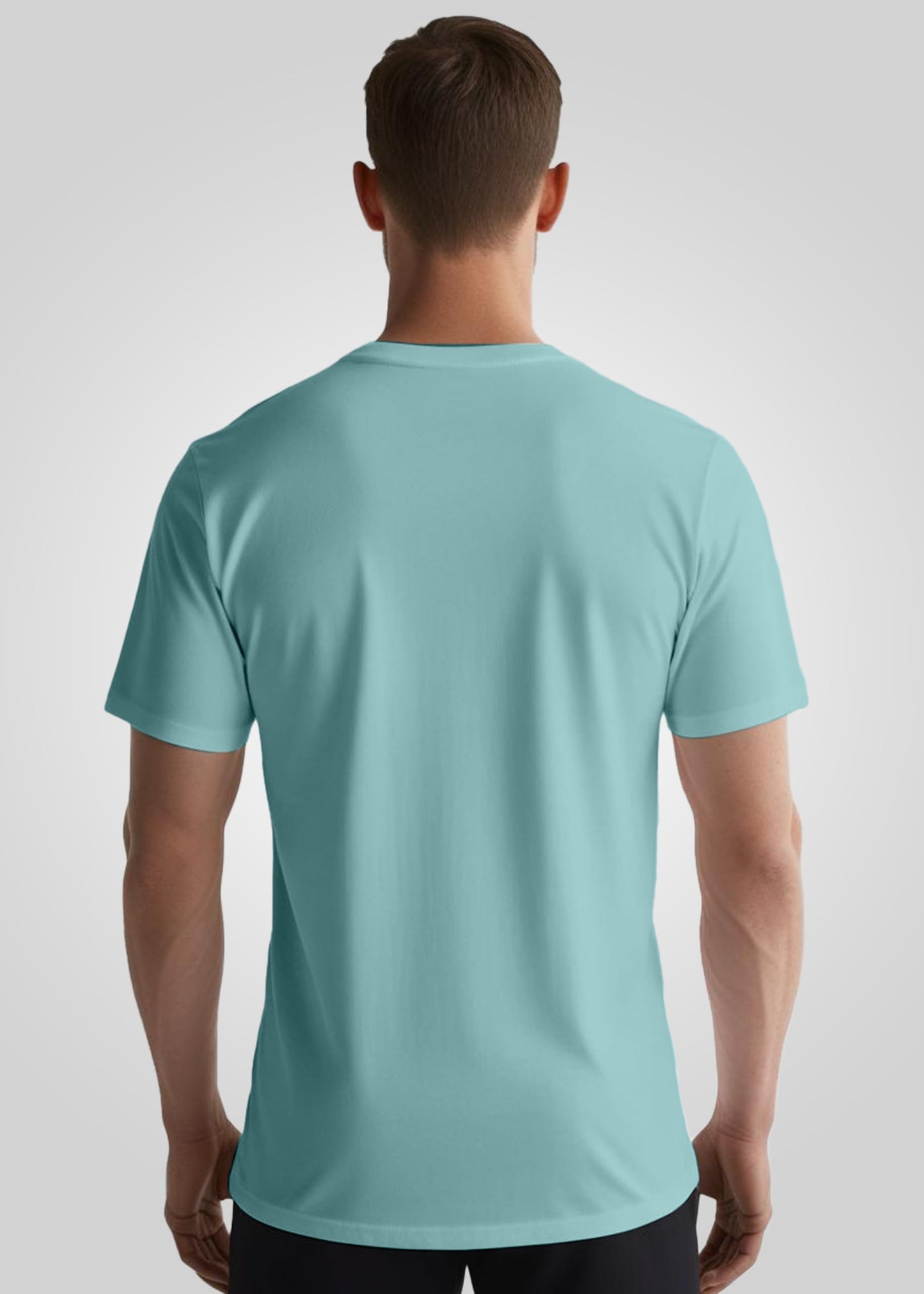 Peppyzone Mens Regular Fit T-Shirt (PZ-ZodiacTaurus6011_Sky Blue