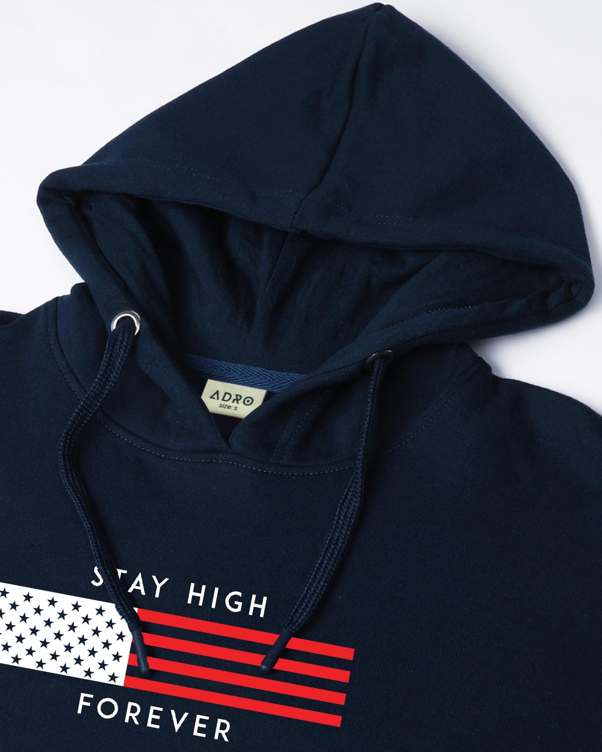 ADRO Hoodies for Men | Printed Hoodie for Men | Cotton Hoodie | Mens Hoodies | Sweatshirt for Men | Hooded Hoodie | H24-FLAG