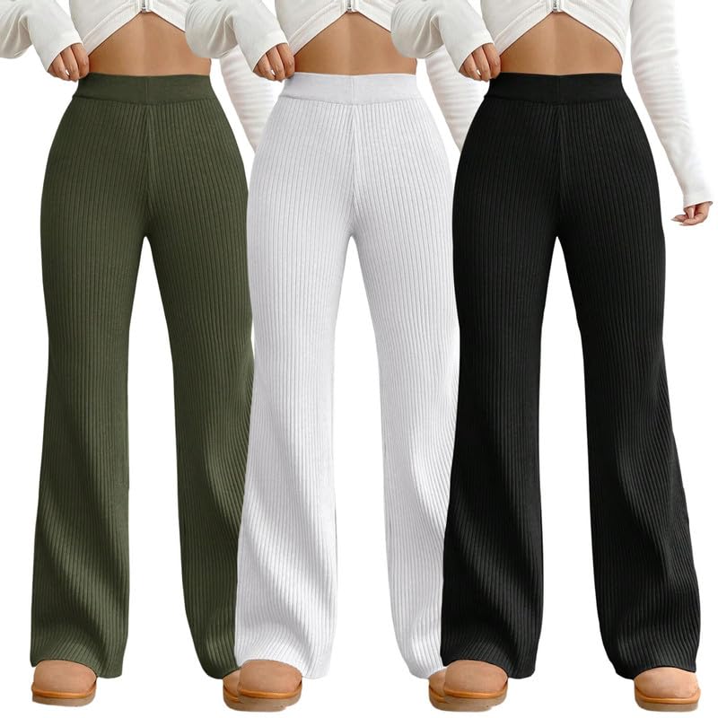Tee Projekt Women Cotton Bleend Trouser l Loose Fit Trousers l Stylish Regular Fit Women Trouser (Pack of 3)