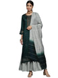 Varanga WomenS Chanderi Regular Kurta Set (Nv_Vskd31278_Green