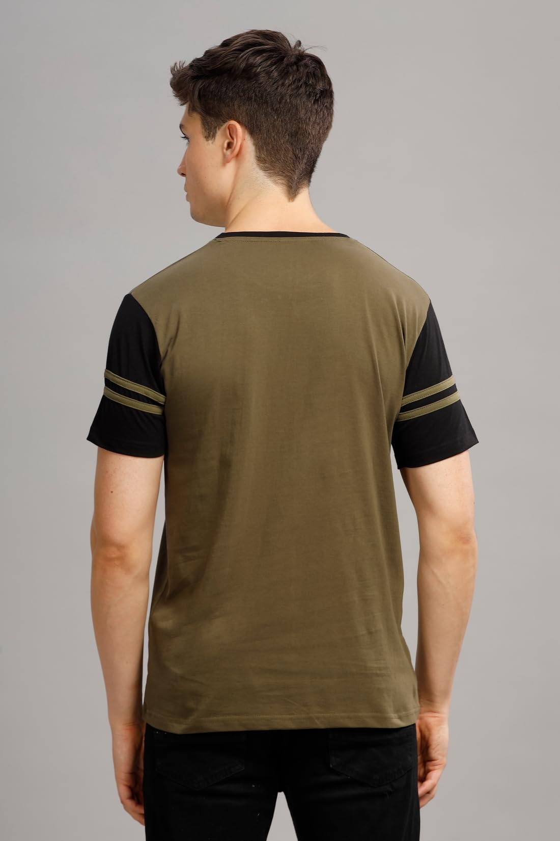 ADRO Tshirt for MenMulti Color T-Shirt for MenCotton T-ShirtMens TshirtRN8-24-OLBL