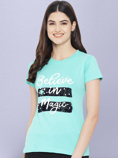 Tee Projekt Womens Cotton Blend Regular Fit T-Shirt