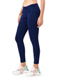 Lyra WomenS Solid Mid Rise | Rich Cotton Knitted Fabric | Regular Length | Pack Of 1 Indigo Blue