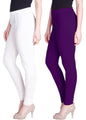 Lyra Cotton Premium Churidar Leggings For Women (Pack Of 2)