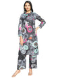 ANNI DESIGNER Women's Rayon Blend Short Length Printed Co-Ord Set