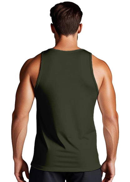 Peppyzone Mens Regular Fit Vest (TT-Teddy1620_Olive2