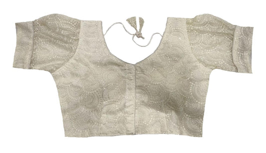 Pujia Mills Womens Readymade Indian Ethnic Designer Stitched Womens Blouse net Chiken shifli Sequence Embroidery Work Blouse Fa