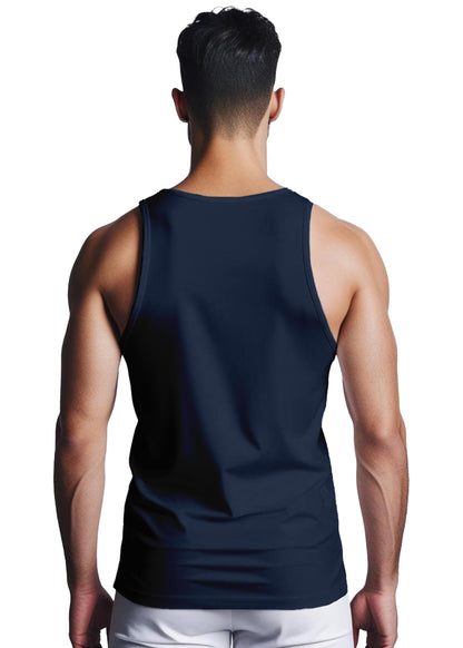 Peppyzone Mens Printed Regular Fit Vest (TT-ArmyP-1092_Navy Blue4