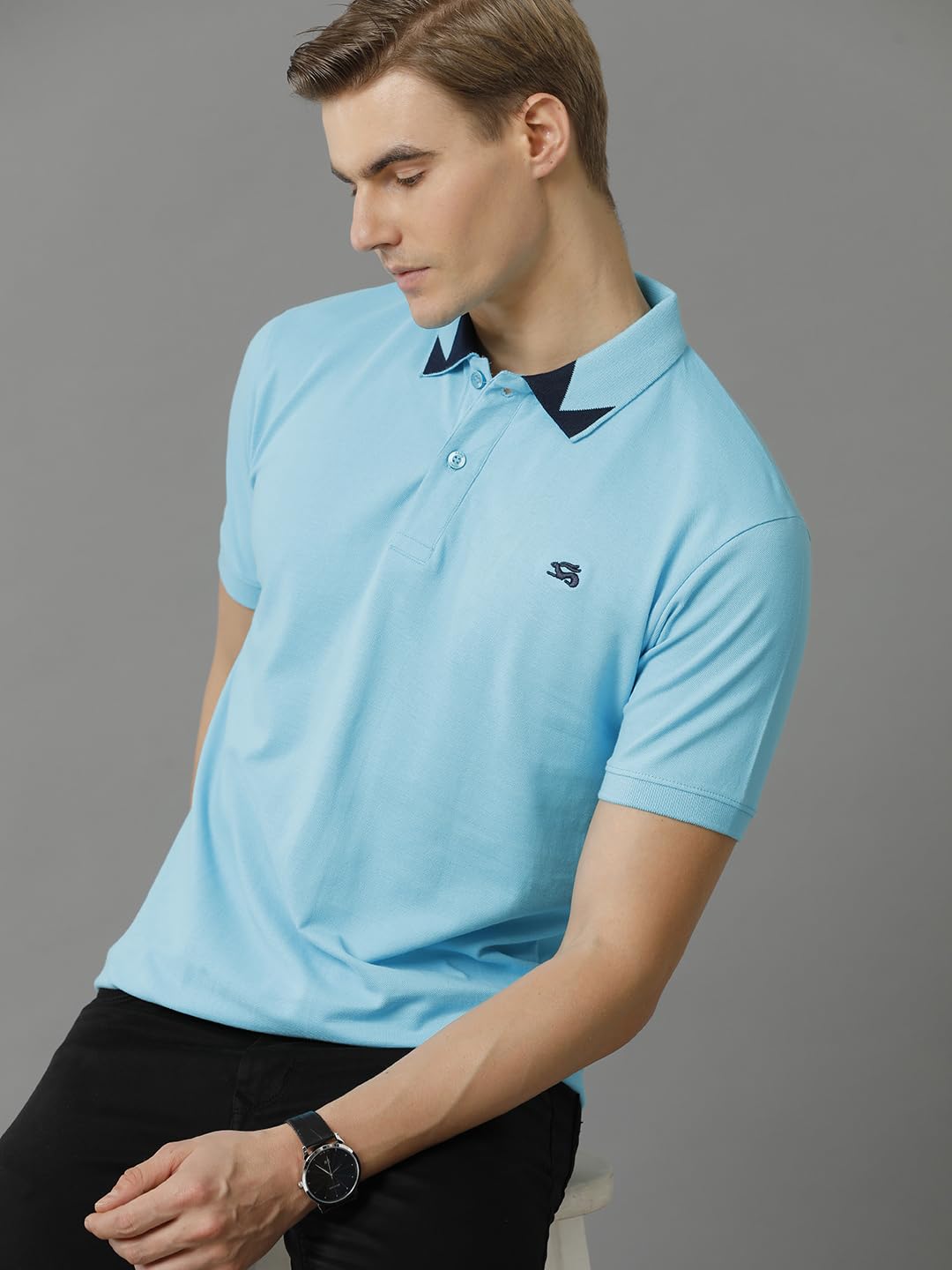 ADRO Premium Cotton Polo for Men (PN23-H-PLN-MI_Mint)
