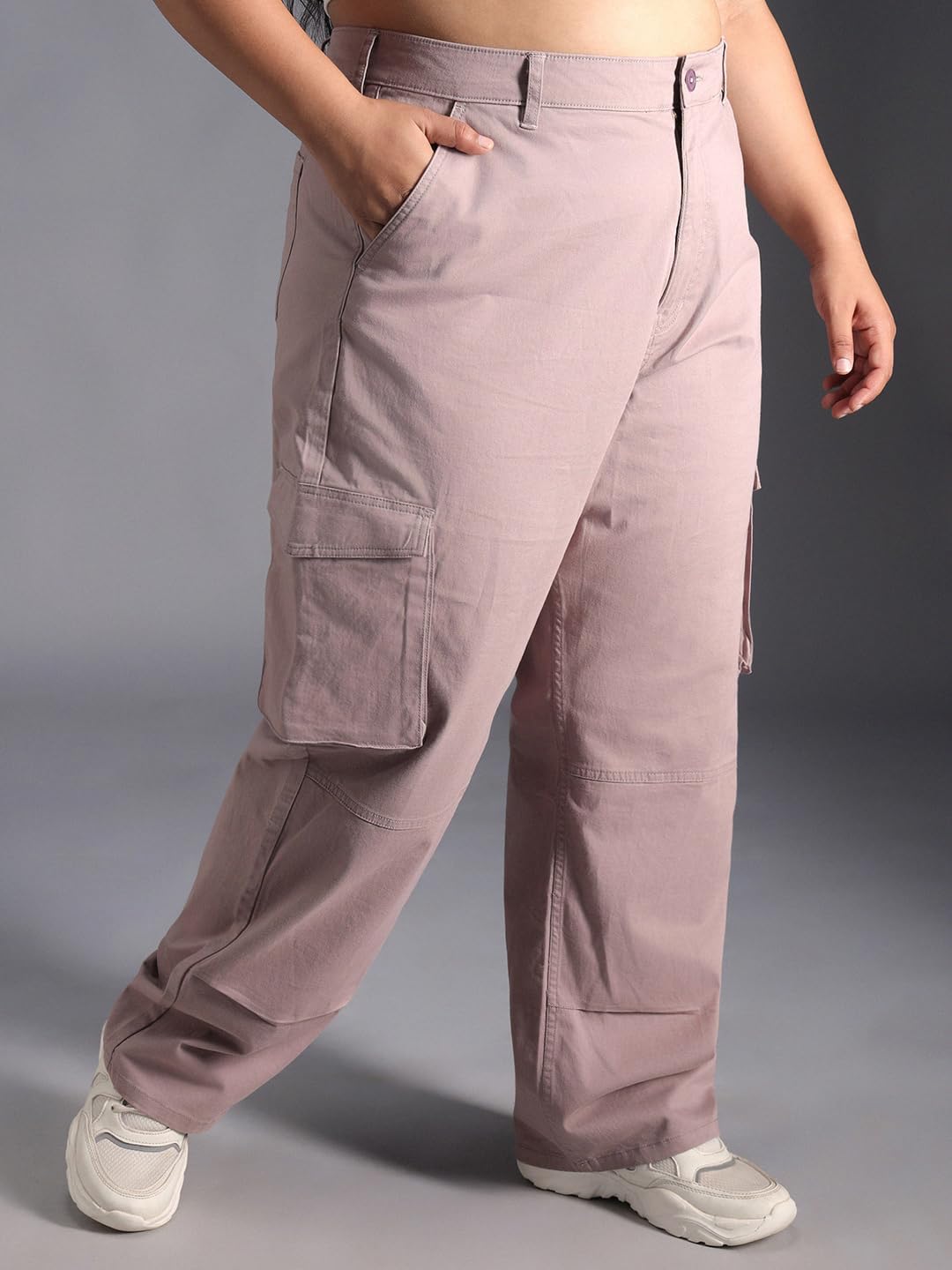 High Star WomenS Classic Casual Pants (Hswwts2402P_Mv_Mauve