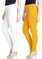 Lyra Cotton Premium Churidar Leggings For Women (Pack Of 2)
