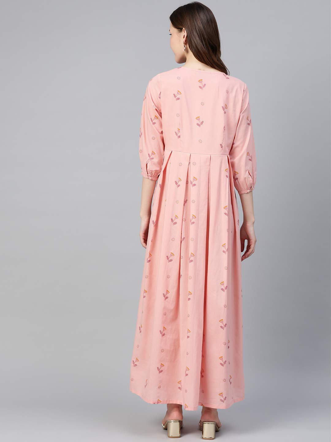 Idalia Pink Box Pleated Dress