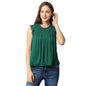 Pepe Jeans WomenS Solid Fit Checked Tops