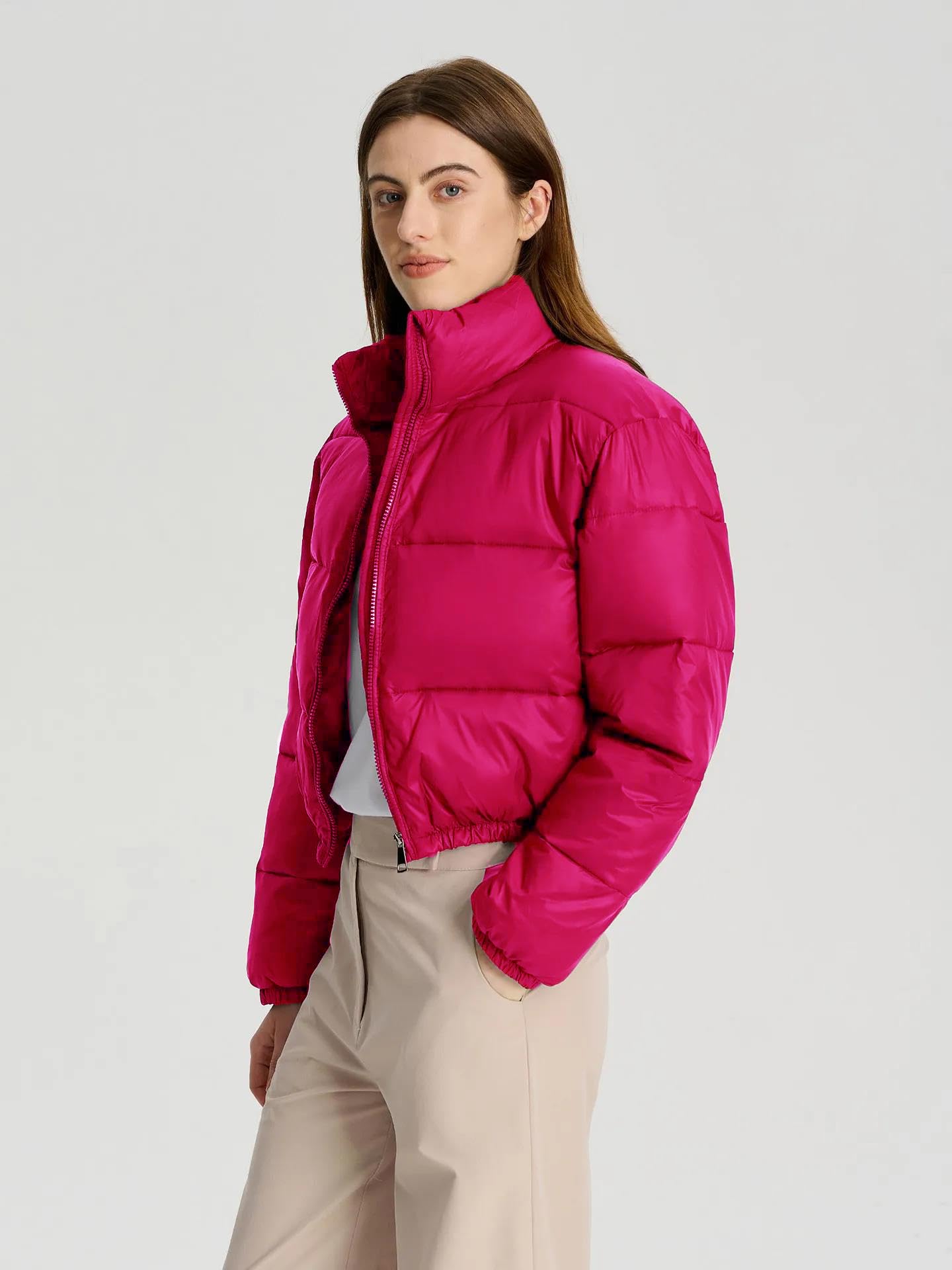 KOTTY Women Full Sleeve Solid Puffer Jacket