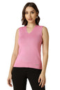 Allen Solly Women Regular Fit Solid Casual Sleeveless Shrug