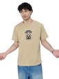The Souled Store Golmaal 3: Vasooli Bhai Men and Boys Short Sleeves Round Neck Beige Graphic Printed Cotton Relaxed Fit T-Shirts