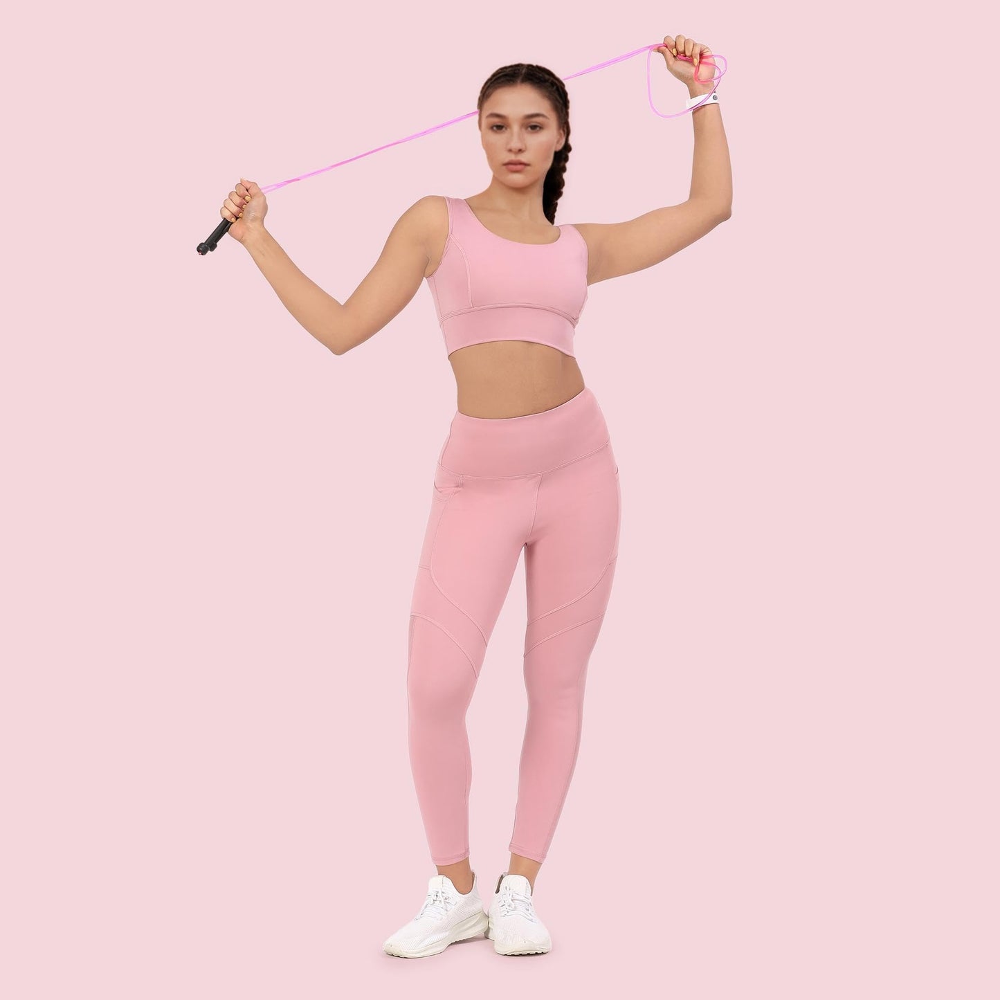 Enamor Womens Polyester Wire Free Casual Padded Sports Bra (A206_Lilas