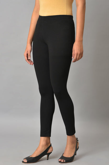 Aurelia Cotton Lycra Strechable Tights For Women | Calf Length Leggings For Women | Cotton Leggings For Women | Lycra Leggings F
