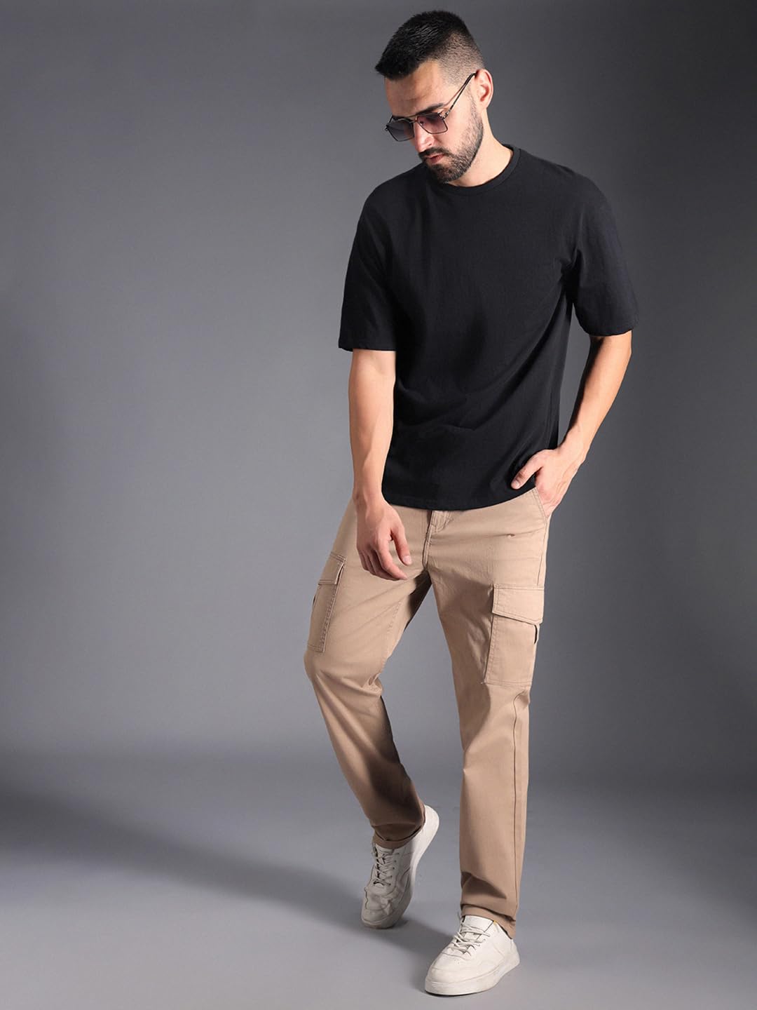 High Star MenS Classic Casual Pants (Hsmwts2404_Tp_Taupe