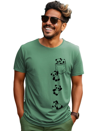 ADRO Tshirt for Men | Printed T Shirt for Men | 100% Cotton T-Shirt |Printed T Shirt | T-Shirts | RN24-POC