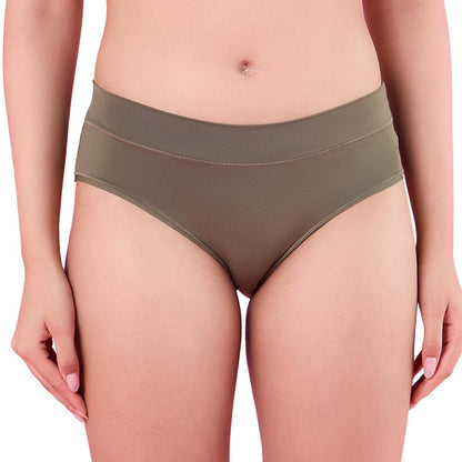 Nykd (Nyp342 Nylon Stretchable Hipster Panty Underwear For Women | Ultra-Soft Fabric With Mid Waist Full Coverage & Smooth Elast