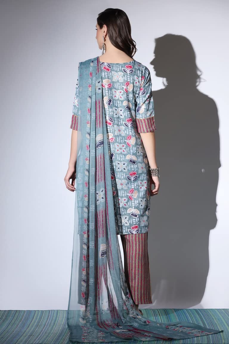 Leriya Fashion Kurtis for Women || Cotton Floral Hand Block Printed Patch Work with Lace Detailing Kurti for Girls || Ideal for Casual || Festival Wear Fancy Kurta for Ladies