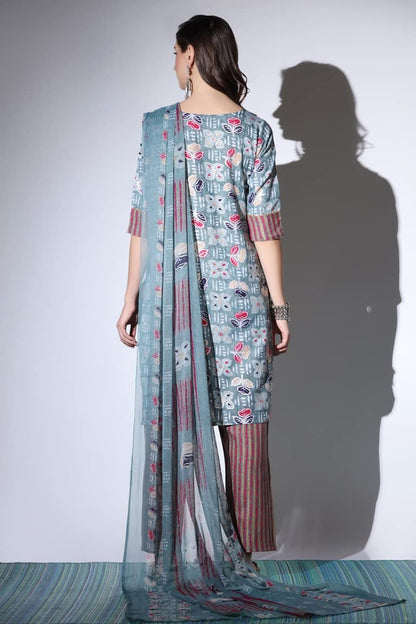 Leriya Fashion Kurtis for Women || Cotton Floral Hand Block Printed Patch Work with Lace Detailing Kurti for Girls || Ideal for Casual || Festival Wear Fancy Kurta for Ladies