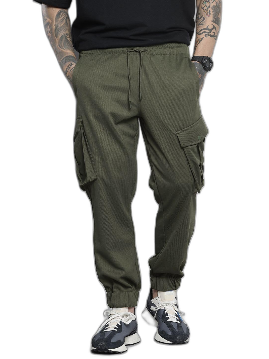 The Indian Garage Co Mens Regular Fit Casual Track Pants