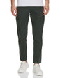 The Indian Garage Co Men Slim Fit Solid Mid-Rise Cargos Teal Green