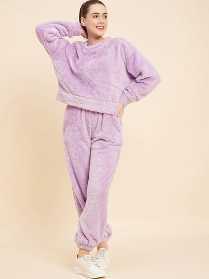 Sweet Dreams Women Solid Tracksuit