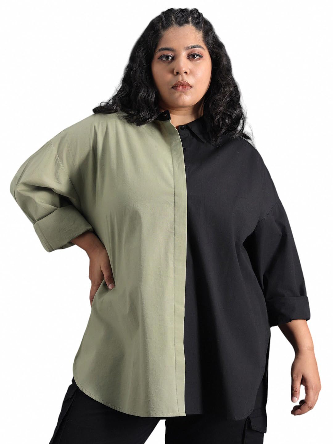 High Star WomenS Solid Classic Fit Shirt (Hswshs24F20_Mc4_Multicolor_3
