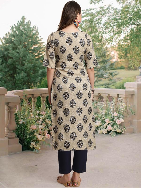 Pinkmint Straight Crepe Kurta & Pant For Women Ethnic Kurta Set For Women (Pack Of 3)