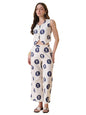 Stylum Womens Cotton Flex Botanical Printed Kurti Pant Set