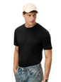 The Souled Store Supima: Black Mens and Boys Regular fit Solid Half Sleeve Cotton Black Color Supima T-Shirts