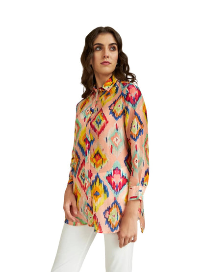Leriya Fashion Printed Regular Fit Jeans Korean Trendi Western Tops For Women Stylish