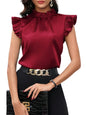 Indoprimo Satin Western Stylish Top For Women | Top For Office & Casual Wear