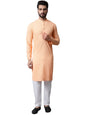 Jompers Mens And Whiteembroidered Kurta Churidar Set