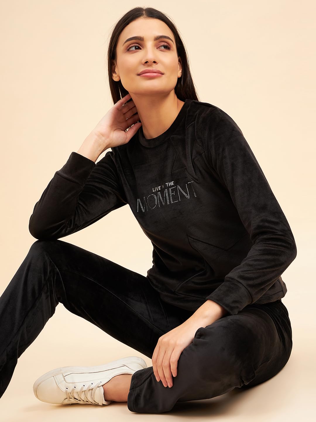 Sweet Dreams Women Solid Tracksuit