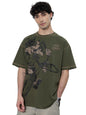 The Souled Store Disney: Later Haters Men and Boys Short Sleeves Round Neck Green Graphic Printed Cotton Oversized T-Shirts